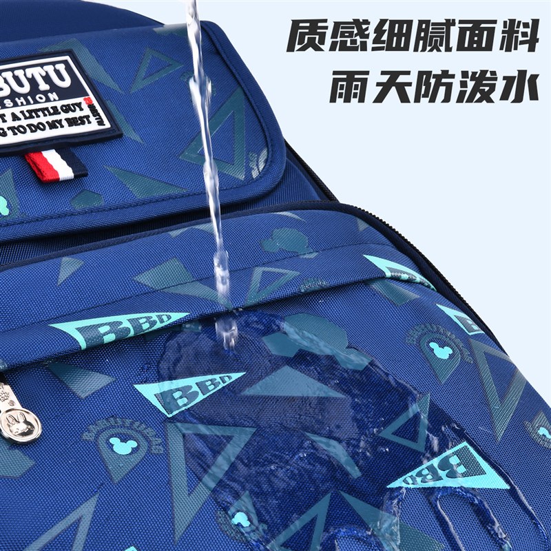 2024年新款书包男小学生x一三六九年级防水耐磨护肩大容量双肩包