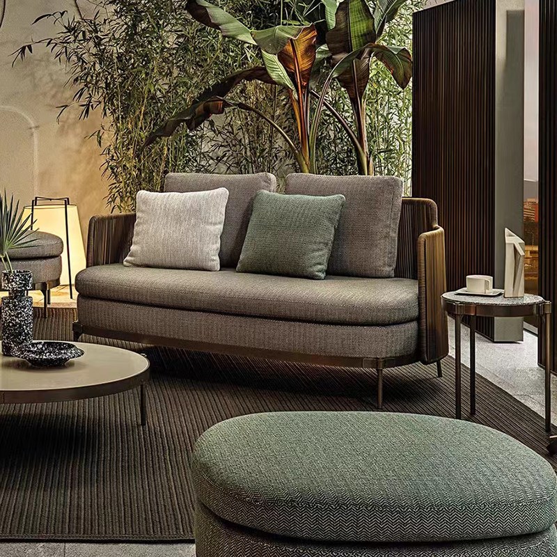 北欧户外沙发客厅懒人组r合藤编椅露天室外庭院阳台小桌椅休闲茶