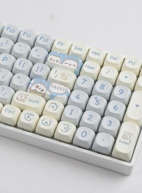 MK100完整成品配列机械键盘三模套件RGB静音轴麻将音客制化热插拔