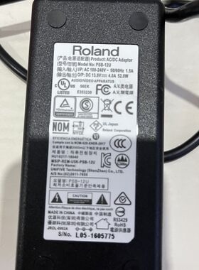 Roland罗兰PSB-12U AC-33/40 BA-55 KC110音箱电源配接器线13V4A