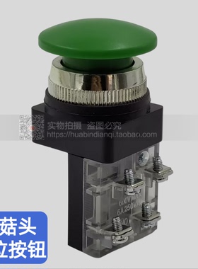 蘑菇头按钮 复位 11M T大头开关 BM-25 口径30mm 红色 绿色