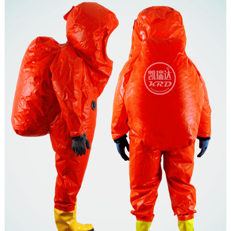防酸碱有毒气体全封闭一级重型消防防化服手套连体全封闭防化服