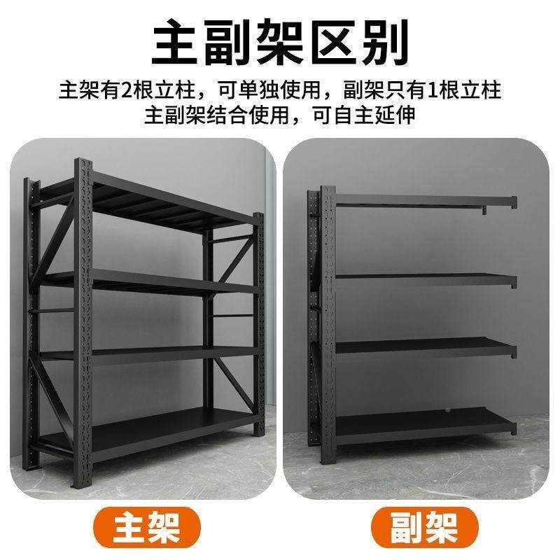 仓架库货架多层置货物架超市便利832物店展示架靠墙储库房收纳架