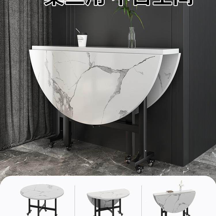 圆桌客厅家用小户型折叠可吃大圆餐桌饭10人饭桌餐VPJ厅圆形实木