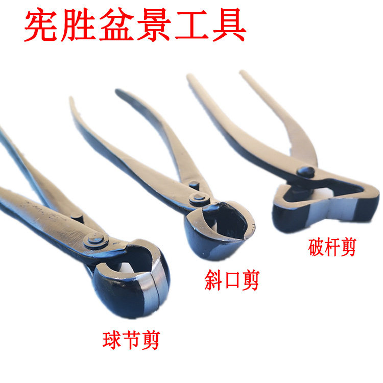 宪胜盆景球节钳开枝剪斜口钳