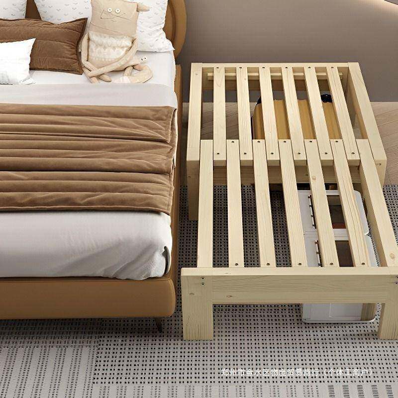 免漆抽拉式=实木伸折叠床多功能沙发床租出小户型缩屋床两用床