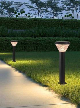 阳能柱头庭院公灯园别墅小区花圃商00056太业广场园花灯柱田园风