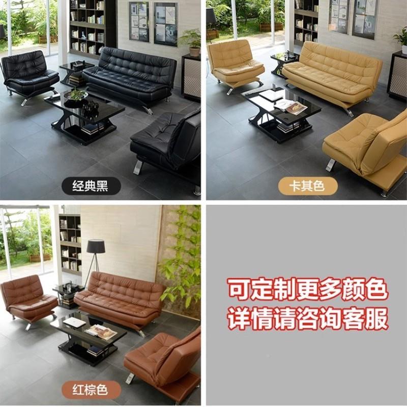 办沙发床简约现代折三人位公叠商务办公室接组待室012532会客茶几