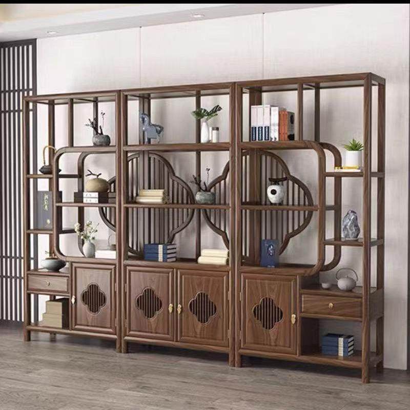 木新实中式梅花/隆博古架酒柜展示柜宝多阁摆件柜客厅茶具物置架,基础建材,脚轮/万向轮,淘宝优惠券,粉丝福利购,淘宝优惠卷