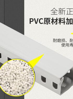 pvc线槽阻工业燃行线槽塑料理线配线槽机柜电线配柜VHZ电槽箱走线