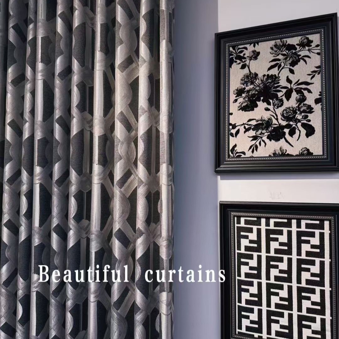 高端摩登家装设计师窗帘样本