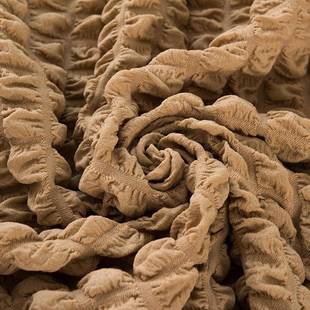 边A0L1简约家用裙单人沙发套全虎包通用纯色老虎凳F76M5M78套连体