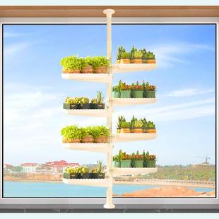 新款 绿窗台多肉花架架室内家用632飘窗多层萝省空间阳台顶天立地