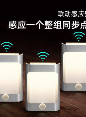 拓迪人体智能动感应走廊过道联楼柔光灯起夜灯壁灯小44081梯智能