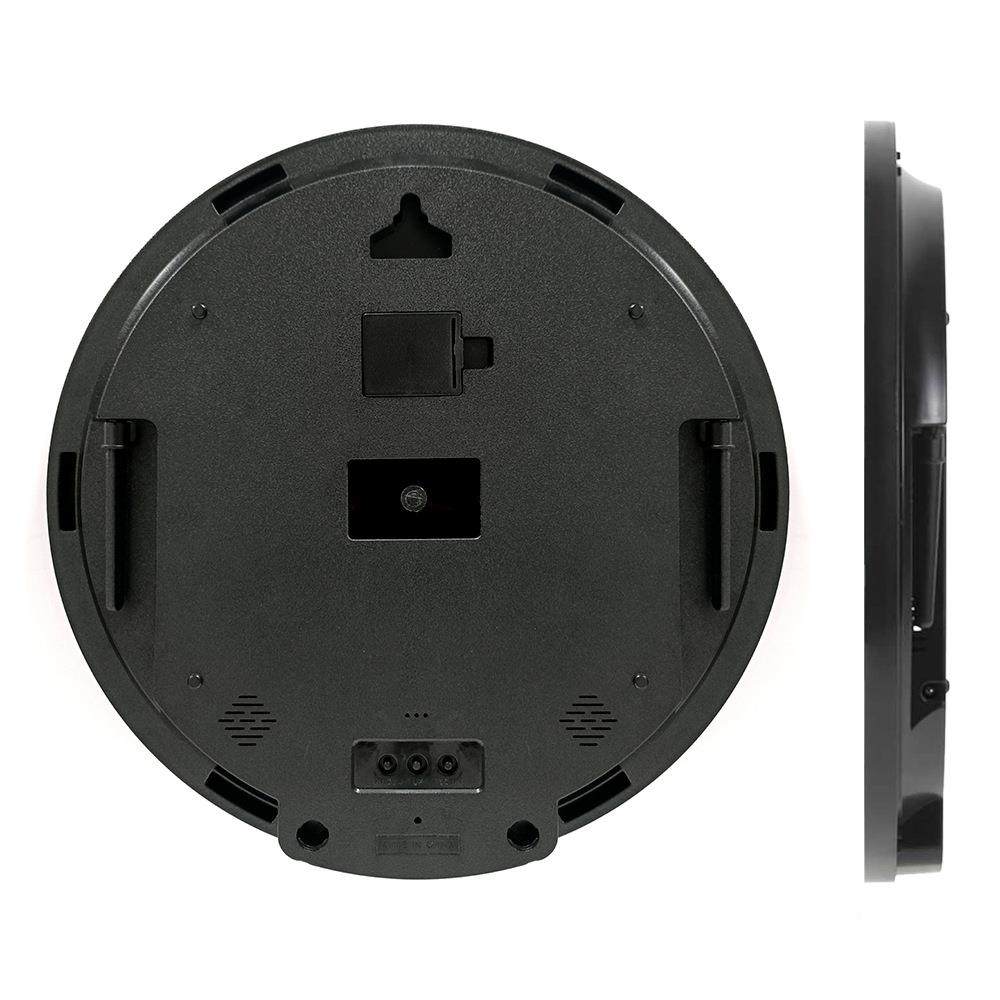 运动图案足简约球客挂厅钟电DZA-0025子多功能家用时钟带温度湿度