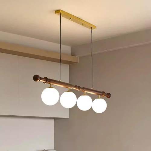 法式复古中古餐厅吊岛台式复感餐桌古吧美台茶灯室一字481长条灯