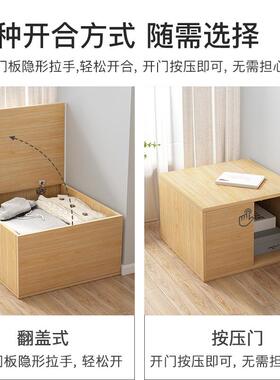 0AVEA飘窗收纳坐柜家用阳台柜简约储物柜大容翻矮盖量柜地柜可式