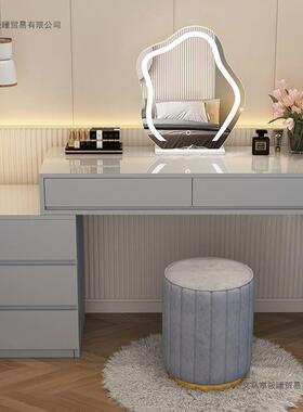 梳妆妆台卧室妆简体约现代床RXY头柜化台收纳柜一2025新款奶油风