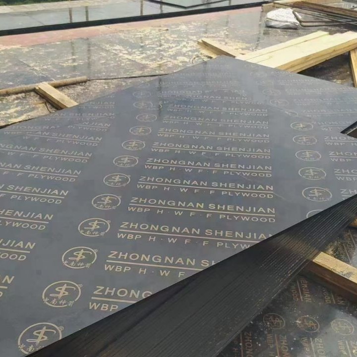防水黑胶合板工地施工覆膜木