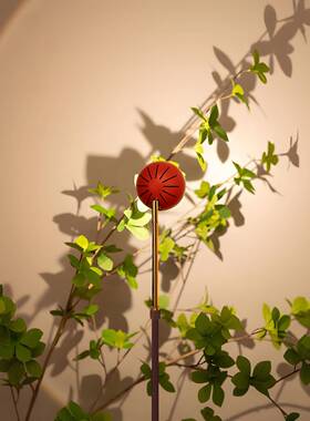 小红奢帽光影边地灯客厅落沙发旁轻感床头70921卧室装饰阅读氛围