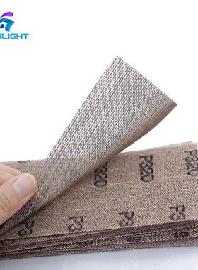 100张绒漆砂面无尘打磨形网格纸磨方片盒装防堵植手JSW刨手磨板X2