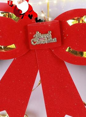 圣诞装饰氛围布置挂拍旗花环挂节饰品店场PIY铺商场景照道具彩旗