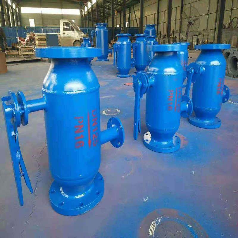 厂家过全咨询客服自动直通工业反冲洗器直通法式反冲洗直角式兰滤