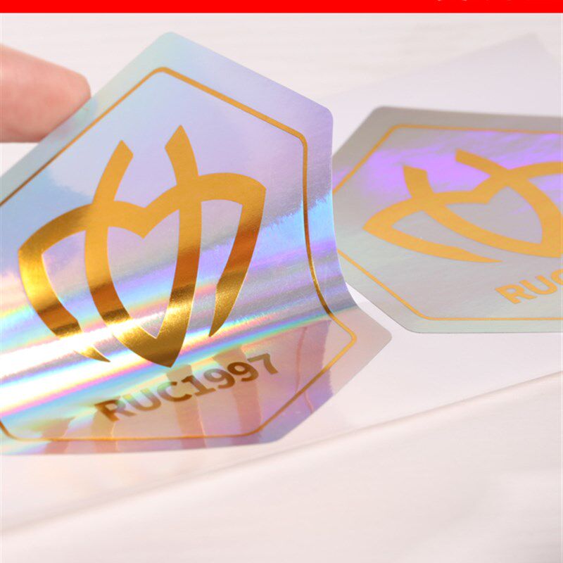 不干胶贴纸定制烫金logo标签商标烘焙防水透明PVC广Y告二维码订制