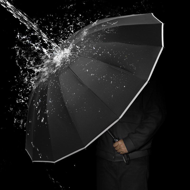 超大雨伞加大g加固加厚抗暴雨专用全自动雨伞男士折叠伞抗风特大