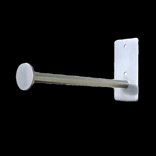 衣架收纳a架直杆挂钩304不锈钢壁挂置物架免打孔阳台挂衣架神器