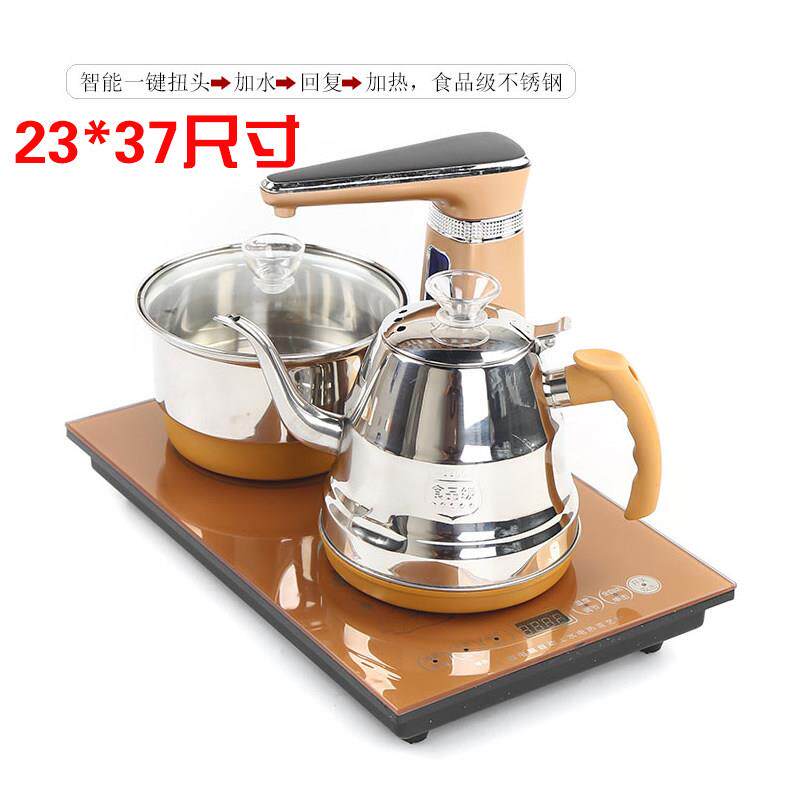 23*37金色全自动上水电热水壶茶台专用大尺寸烧水抽水快速炉套装