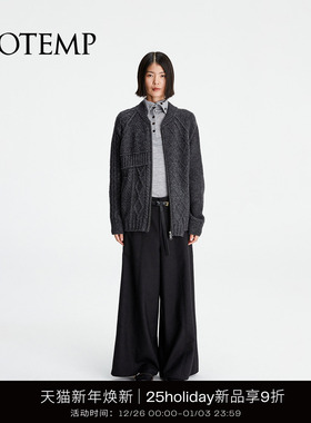 COTEMP FJORD FAIR ISLE SWEATER 25Holiday费尔岛棒球毛衣开衫女