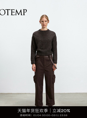 COTEMP LEO HUNTING PANTS 25SS款里奥休闲直筒八分工装裤女