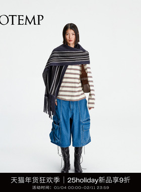 COTEMP ODYSSEY 25Holiday新款奥德赛牛仔工装中裤宽松阔腿裤女