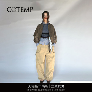 JACKET COTEMP BASEBALL OVERSIZED 25FW休闲棒球夹克女 LEEWAY