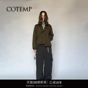 COTEMP IMPROVED MILITARY PANTS 25FW新款休闲改良工装裤长裤女