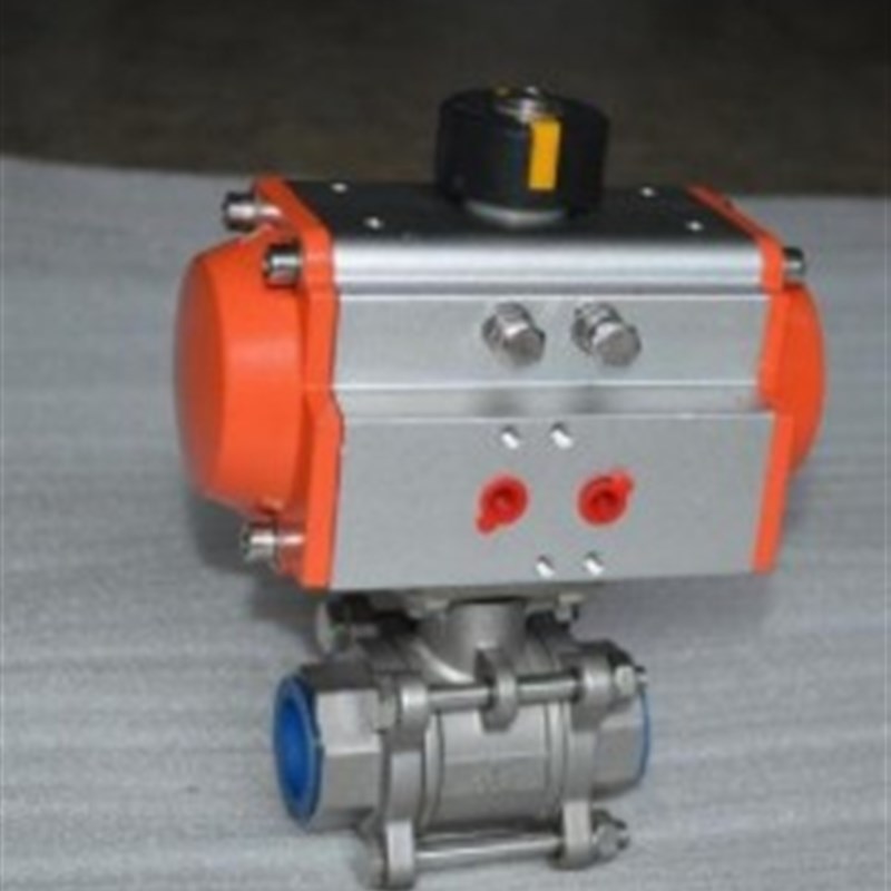 Q611F-16P/不锈钢丝扣气动球阀/三片式气动球阀/双作用AT气动球阀