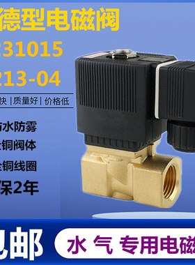 6213-04宝德型电磁阀 DN15气阀DC24V 油阀 2231015两通阀门AC220V