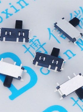 七脚高柄 柄高2.5MM MSK-12C02 电源开关 七脚拔动 7Pin 拨动开关