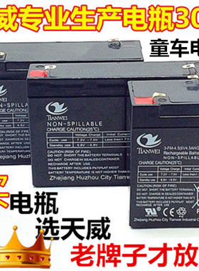 6伏V4V4.5V7v10AH12伏v7ah儿童电动车玩具汽车摩托童车电瓶蓄电池