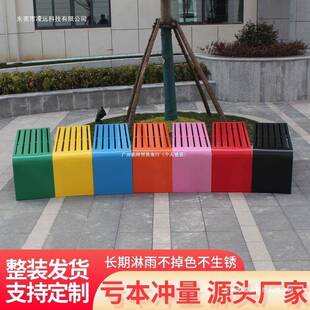公外户休闲长外椅XKF椅园子室庭院球场休息条凳商场座椅广场露天