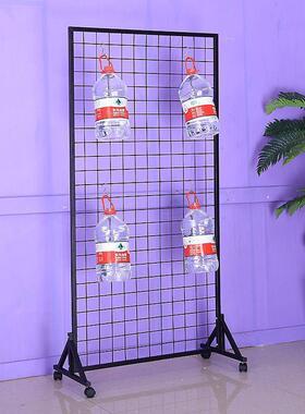 网网格示架网片货架铁艺网格收纳落OTQ展地铁丝格置物架幼儿作品