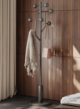 家用落小型锈钢OZB衣帽室内架房间挂衣服的架子地卧室实木不挂衣