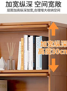 家资用客厅书书架学生收柜置物XNC柜防尘置物架卧室落地式书本料