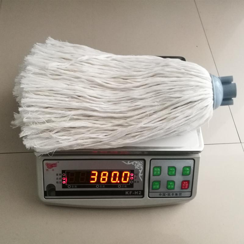 KI9S纯803棉棉线拖把便普通托把全轻棉头布老式地拖家用圆头拖墩