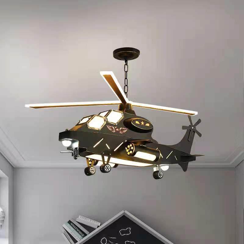 儿童房灯性创男孩卡个通飞机灯意吊灯SD-43LD护眼幼儿园简约现代E,家装灯饰光源,智能吊灯,淘宝优惠券,粉丝福利购,淘宝优惠卷