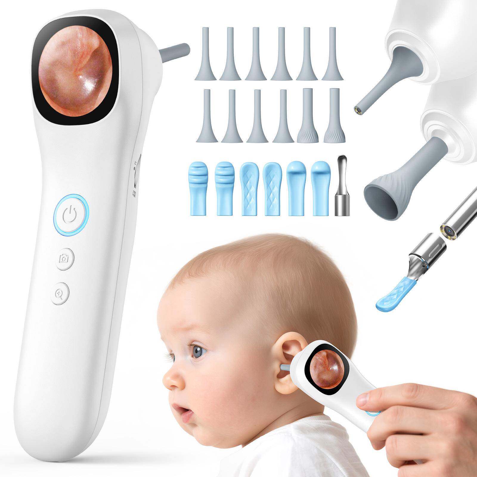 高清跨境Q9Q10Q窥爆款专用护理能可视耳智镜耳仪耳耳鼻喉检查镜道