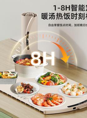 柔性暖板热菜家用桌垫餐加热盘折叠菜多功能饭菜MSC板保温跨境110
