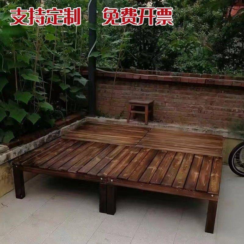 景防腐677木地板花园露营台木地地室外庭院户外阳台天台地垫楼顶