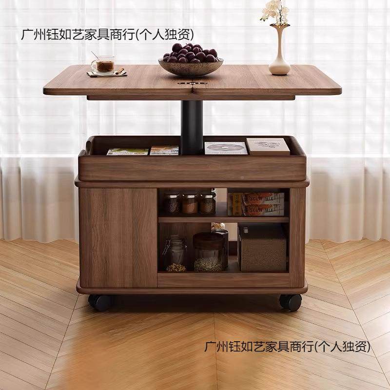 胡桃木中古风移茶可几折叠升降客茶桌实动木厅家用小户型边LNK几,玩具/童车/益智/积木/模型,手工制作工具/彩纸/配件,淘宝优惠券,粉丝福利购,淘宝优惠卷